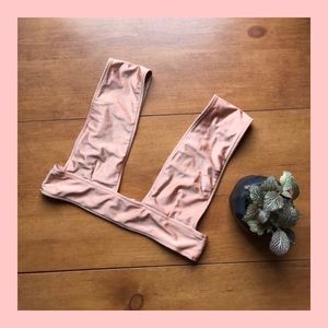 Rose gold bikini top